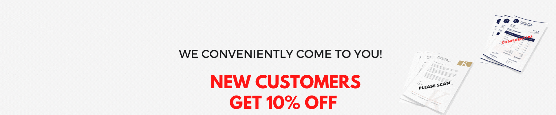 new customers get 10% off