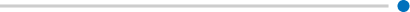 A dark background with a thin light gray line near the top and a small blue dot on the right